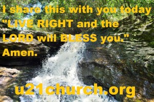 u21church - 230 LIVE RIGHT