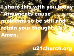 u21church - 257 ARGUMENTS